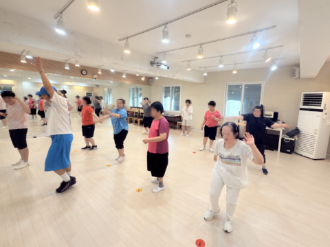 8월 방송댄스 교실 활동 사진